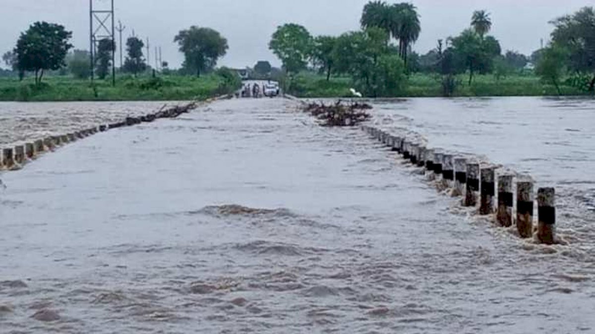 एमपी में बारिश का दौर जारी, खतरे में चंबल नदी के आसपास के गांव 