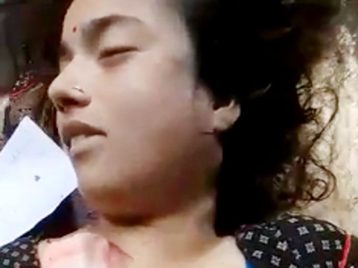  दहेज़ प्रताड़ना से परेशान महिला ने छत से कूदकर दी जान, सामने आया CCTV फुटेज