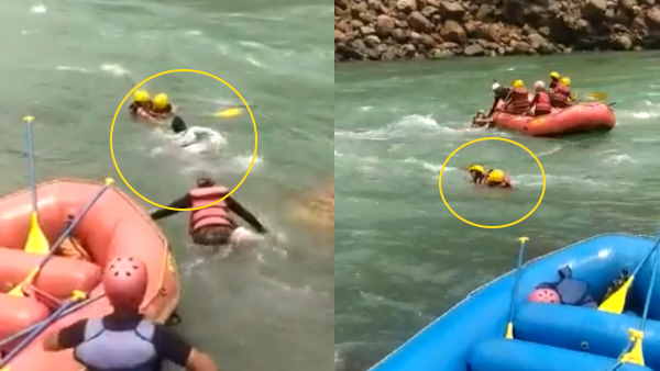  राफ्टिंग कर रही दो लड़कियां नदी में गिरी, सेना के जवानों ने बचाया 