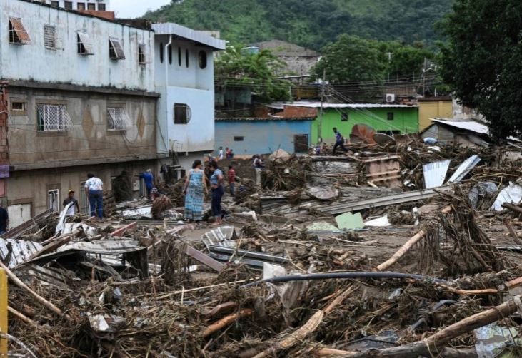   वेनेजुएला में भारी बारिश के बाद भूशाखन, 22 लोगों की मौत, कई लापता 